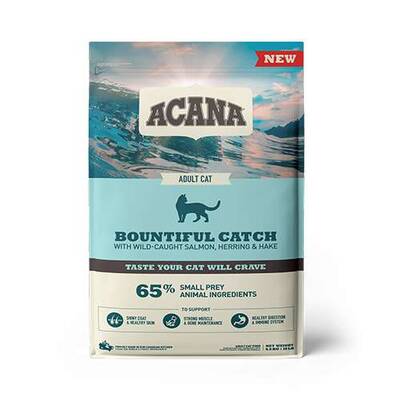 Acana Bountiful Catch Somonlu Ve Ringa Balıklı Yetişkin Kedi Maması 4,5 Kg