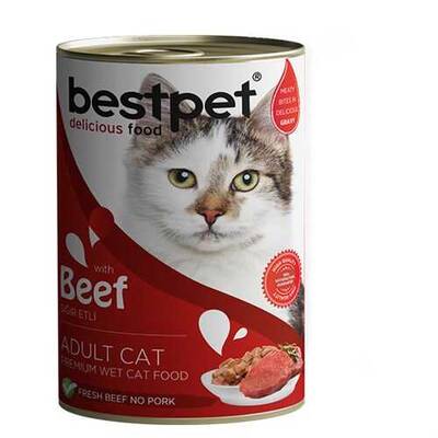 Bestpet Biftekli Gravy Yetişkin Kedi Konservesi 400 Gr