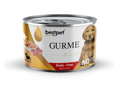 Bestpet Gurme Junior Puppy Mini Irk Kuzulu Parça Etli Jelly Yavru Köpek Konservesi 200 Gr