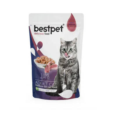 Bestpet Kuzu Etli Yetişkin Kedi Konservesi 85 Gr