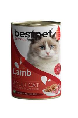 Bestpet Kuzulu Jöleli Yetişkin Kedi Konservesi 400 Gr