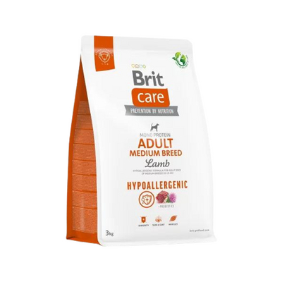 Brit Care Hypo-Allergenic Kuzulu Orta Irk Yetişkin Köpek Maması 3 Kg