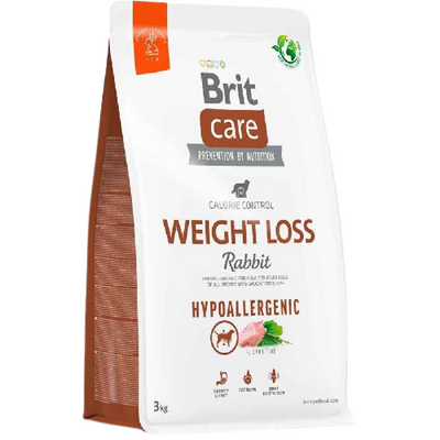 Brit Care Hypo-Allergenic Weight Loss Tavşan Etli Kilo Dengeleyici Yetişkin Köpek Maması 3 Kg