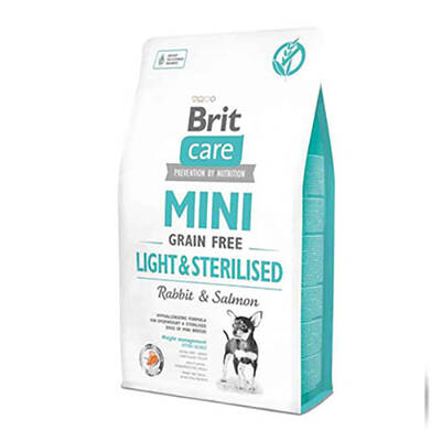 Brit Care Mini Light & Sterilised Küçük Irk Kısırlaştırılmış Tahılsız Köpek Maması 2 Kg