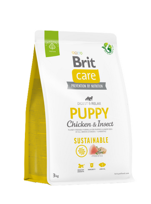 Brit Care Puppy Digest & Relax Tavuklu Larva Proteinli Yavru Köpek Maması 3 Kg