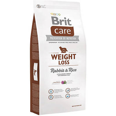 Brit Care Weight Loss Tavşanlı Pirinçli Köpek Maması 3 Kg