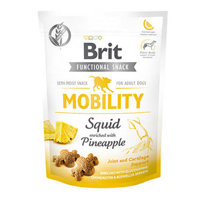 Brit Mobility Ananas ve Kalamarlı Köpek Ödül Maması 150 Gr