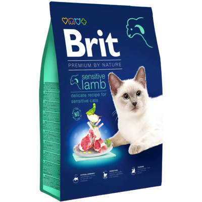 Brit Premium By Nature Hypo-Allergenic Sensitive Kuzu Etli Yetişkin Kedi Maması 8 Kg