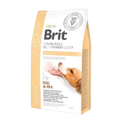 Brit Veterinary Diet Hepatic Karaciğer Yetmezliği Olan Köpekler için Tahılsız Köpek Maması 2 Kg