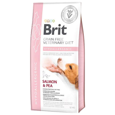 Brit Veterinary Diet Hypo-Allergenic Cilt Sağlığı Destekleyici Tahılsız Köpek Maması 12 Kg