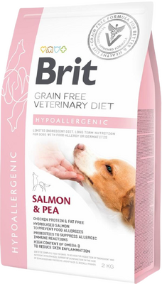 Brit Veterinary Diet Hypo-Allergenic Cilt Sağlığı Destekleyici Tahılsız Köpek Maması 2 Kg