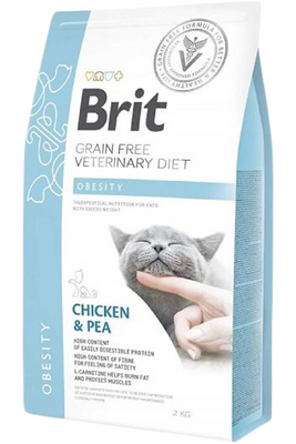 Brit Veterinary Diet Obesity Kilo Kontrolü için Tahılsız Kedi Maması 2 Kg