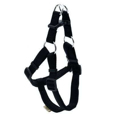 Doggie Comfort Dokuma Ronin Köpek Göğüs Tasması Medium Siyah 2x45-55 Cm