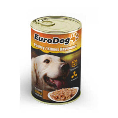 EuroDog Kümes Hayvanlı Köpek Konservesi 415 Gr