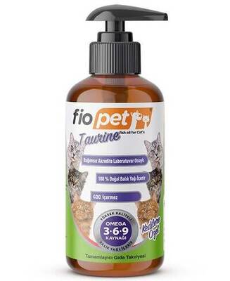 Fiopet Kediler İçin Taurine Balık Yağı 65 Ml