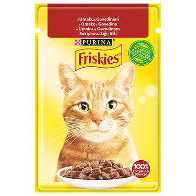 Friskies Biftekli Pouch Kedi Konservesi 85 Gr