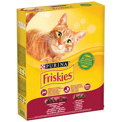 Friskies Etli Tavuklu Ve Sebzeli Yetişkin Kedi Maması 300 Gr