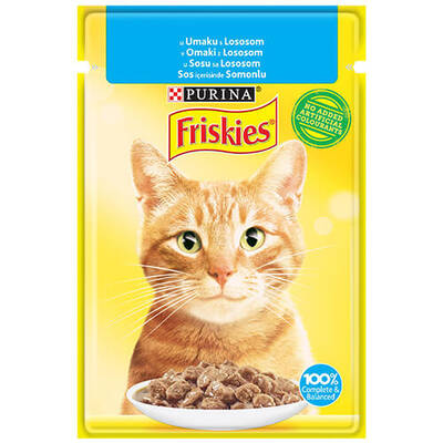 Friskies Somonlu Pouch Kedi Konservesi 85 Gr