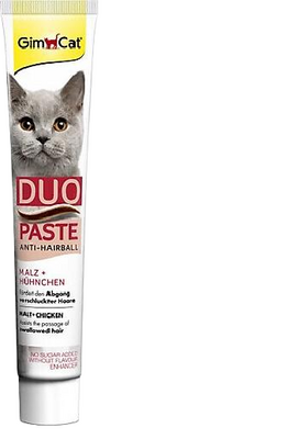GimCat Duo Anti-Hairball Tüy Sağlığı için Tavuklu Kedi Macunu 50 Gr