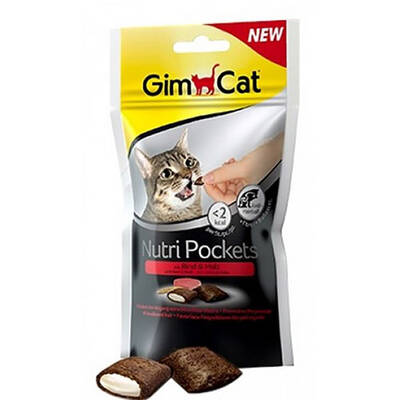 Gimcat Kedi Ödül Tableti Nutri Pockets Biftek Malt 60gr