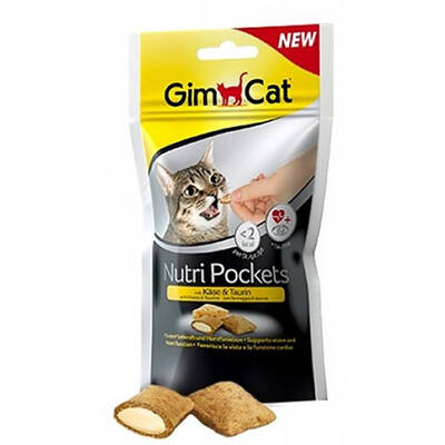 Gimcat Kedi Ödül Tableti Nutri Pockets Peynir Taurin 60 gr