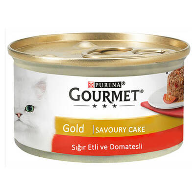 Gourmet Gold Savoury Cake Sığır Etli Domates Kedi Konserve 85 Gr