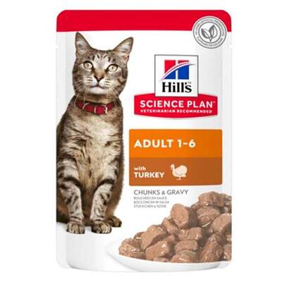 Hills Adult Hindili Pouch Yetişkin Kedi Konservesi 85 Gr