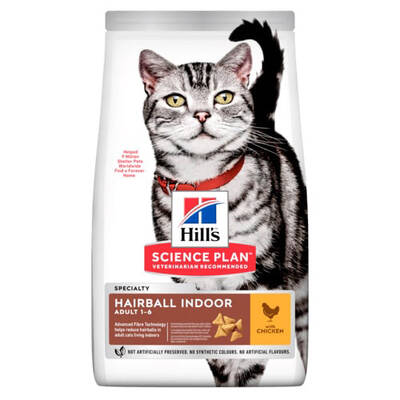 Hills Hairball İndoor Tavuklu Tüy Yumağı ÖnleyiciKedi Maması 1,5 Kg