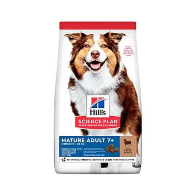 Hills Mature Senior +7 Medium Orta Irk Kuzu Etli Yaşlı Köpek Maması 2,5 Kg