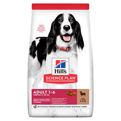 Hills Medium Lamb Orta Irk Kuzulu Yetişkin Köpek Maması 12+2 Kg