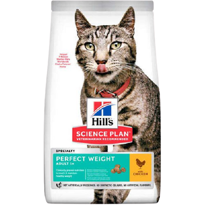 Hills Perfect Weight Yetişkin Tavuk Kedi Maması 2,5 Kg