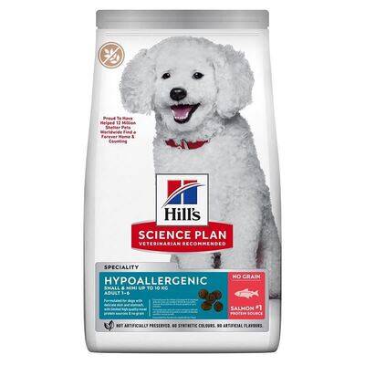 Hills Hypo-Allergenic Somonlu KüçükIrk Tahılsız Yetişkin Köpek Maması 1,5kg
