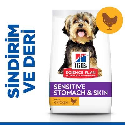 Hills Small Miniature Sensitive Stomach Skin Hassas Köpek Maması 1,5 Kg