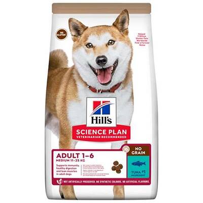 Hills Tahılsız Ton Balıklı Yetişkin Köpek Maması 12 Kg