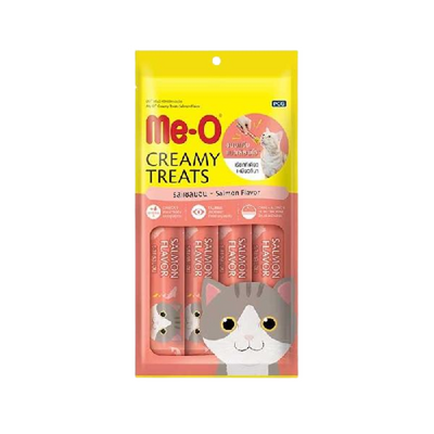 Meo Kremalı Somonlu Kedi Sıvı Ödül Maması 4x15 Gr