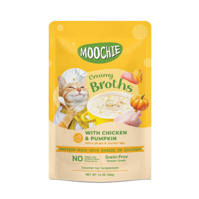 Moochie Çorba Kedi Ödülü Tavuk-Balkabağı 40 Gr