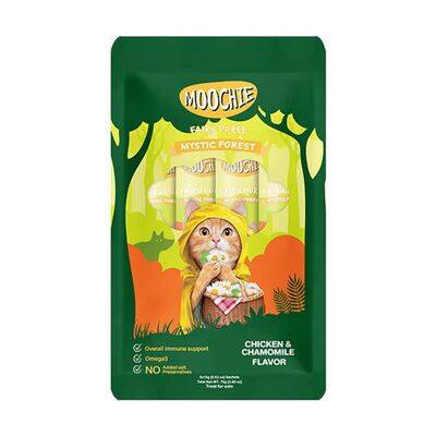 Moochie Sıvı Kedi Ödülü Tavuk-Papatya 5x15 Gr