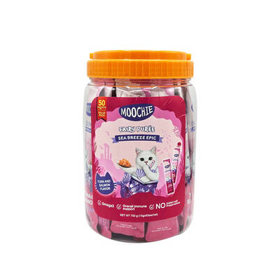 Moochie Sıvı Kedi Ödülü Ton-Somon 5x15 Gr