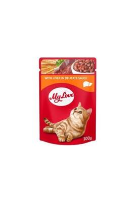 My Love Sos İçinde Ciğerli Pouch Kedi Maması 100 Gr