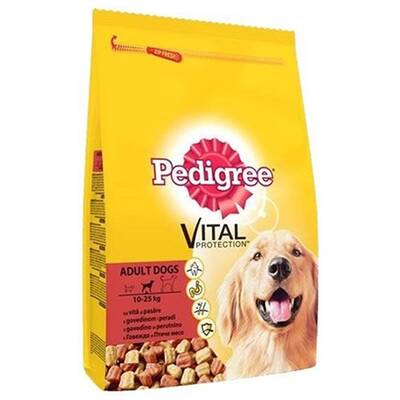 Pedigree Biftekli ve Kümes Hayvanlı Yetişkin Köpek Maması 15 Kg