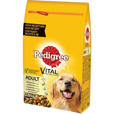 Pedigree Biftekli Ve Kümes Hayvanlı Yetişkin Köpek Maması 2.6 Kg