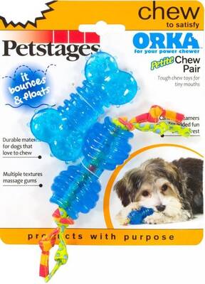 Petstages Orka Chew 2'li Kauçuk Köpek Çiğneme Oyuncağı