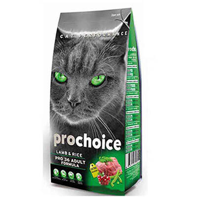 Pro Choice Pro 36 Lamb & Rice Kuzu Pirinçli Yetişkin Kedi Maması 2 Kg