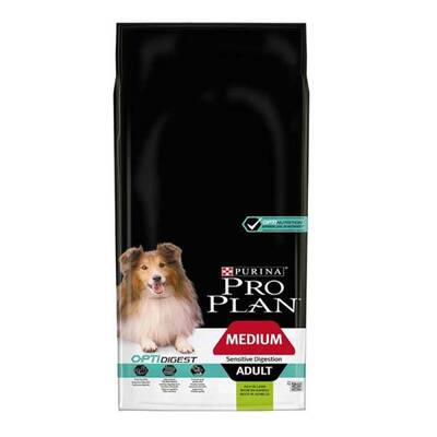 Pro Plan Adult Digestion Kuzulu ve Pirinçli Yetişkin Kuru Köpek Maması 14 Kg