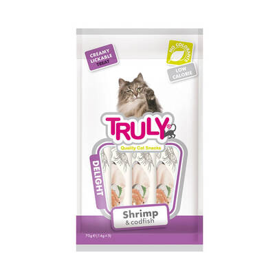 Truly Sıvı Kedi Ödülü Karides - Morina 5x14 Gr