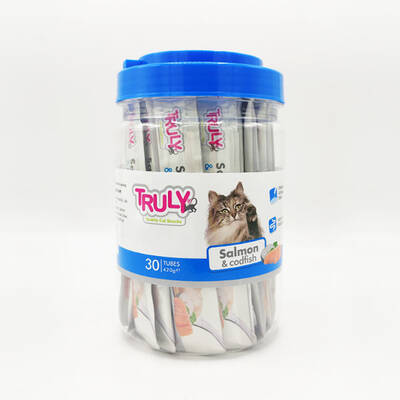 Truly Sıvı Kedi Ödülü Somon - Morina 30x14 Gr