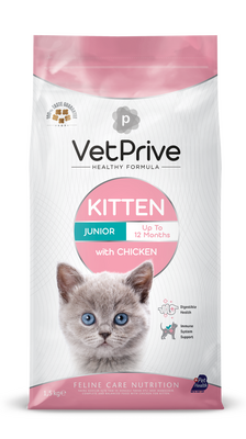 Vet Prive Kitten Tavuklu Yavru Kedi Maması 1,5 Kg