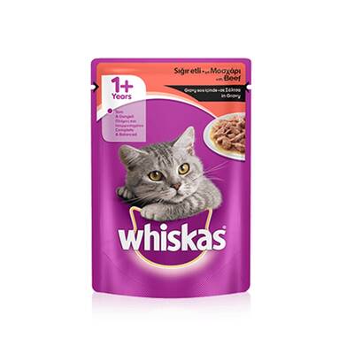 Whiskas Pouch Biftekli Yetişkin Kedi Konservesi 100 Gr